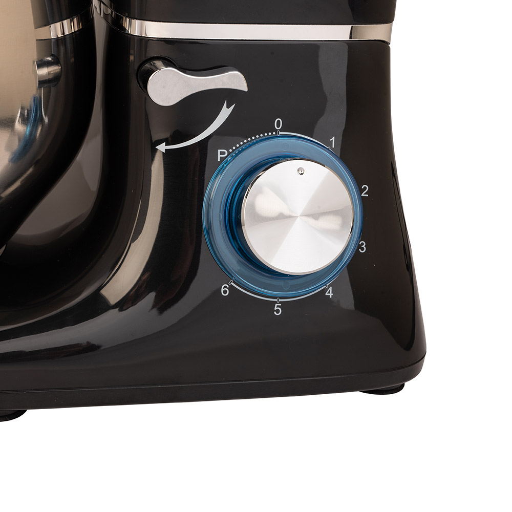 Robot da cucina tripla funzione planetaria, tritacarne frullatore da 2120W nero