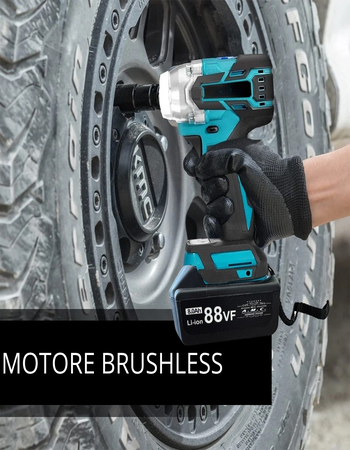 Kit Professionale 2 in 1 Trapano Avvitatore ad Impulsi Smerigliatrice Angolare 