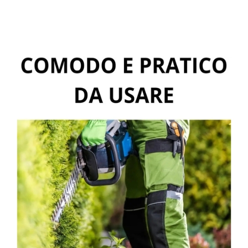 Tagliasiepi a Batteria Professionale Lunghezza Lama 50 cm Tosasiepi 2 Batterie