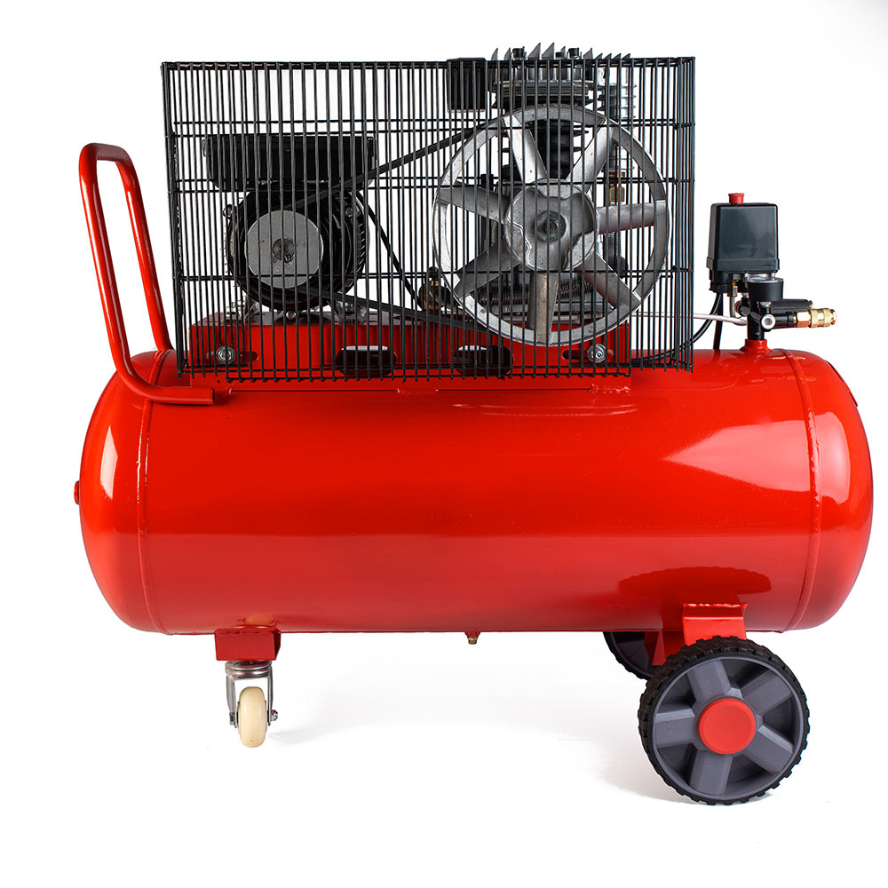Compressore aria da 100 litri 1500W elettrico coassiale 3 Hp 8 Bar salvaspazio