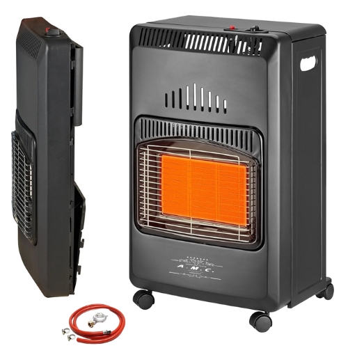 Stufa a gas richiudibile 4200w con 3 livelli di riscaldamento e 3 potenze .