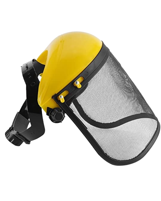 VISIERA A RETE REGOLABILE MASCHERA PROTETTIVA PER DECESPUGLIATORE