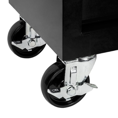 Carrello Portautensili Officina 3 ripiani con Maniglia Portata 150 Kg