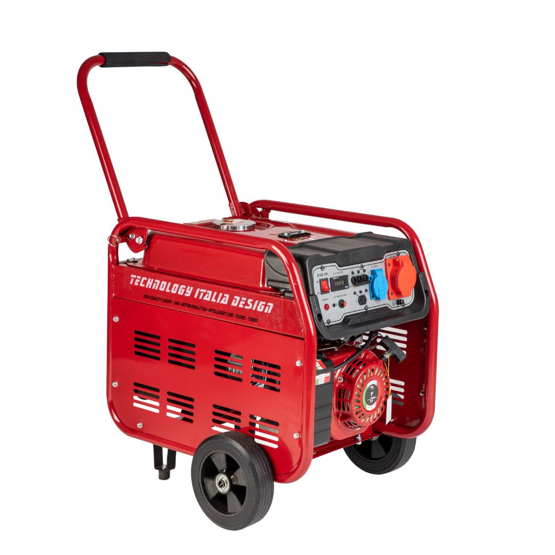 Gruppo elettrogeno generatore di corrente 2300w - 220/380v avviamento manuale.