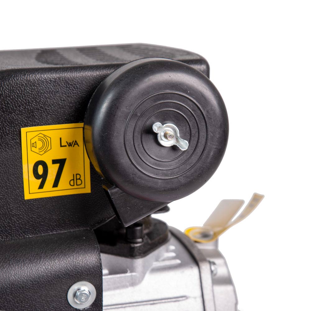 Compressore ad aria 25lt 8 bar elettrico coassiale 2 Hp salvaspazio