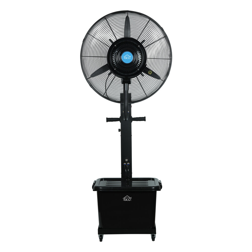 VENTILATORE CON NEBULIZZATORE 3 PALE E TANICA 41 LITRI 260W