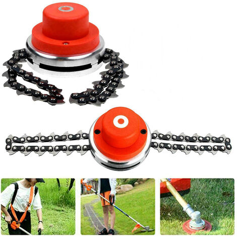 Testina di ricambio a Catena per decespugliatore tagliaerba universale acciaio