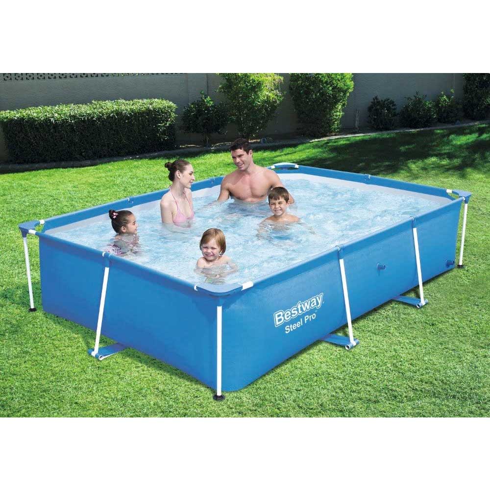 Piscina fuori terra rettangolare bestway 56403, 259x170x61 cm da esterno