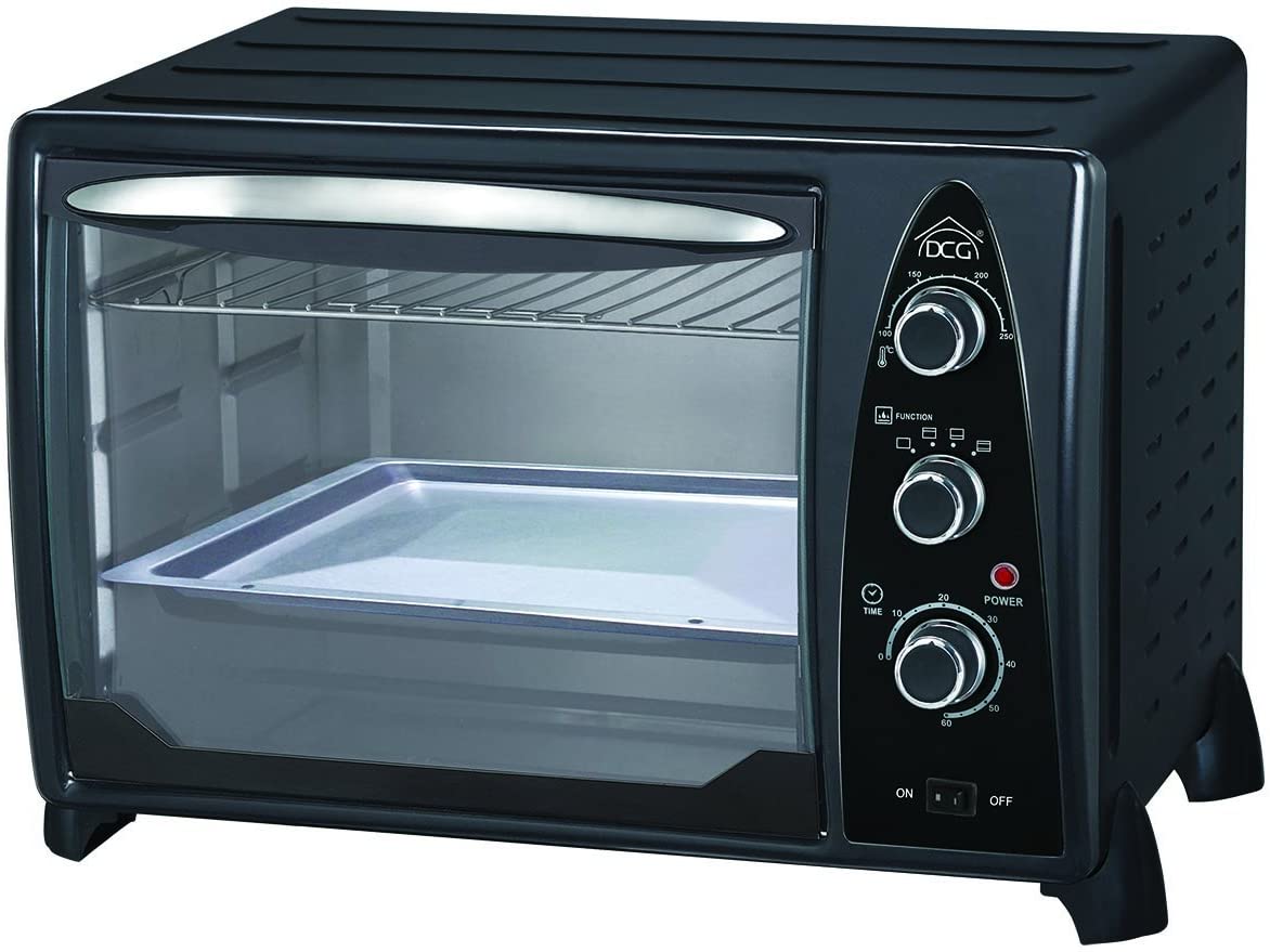 Forno Elettrico termostato regolabile, ventilato spia luminosa 1200W |  Prezziaffare