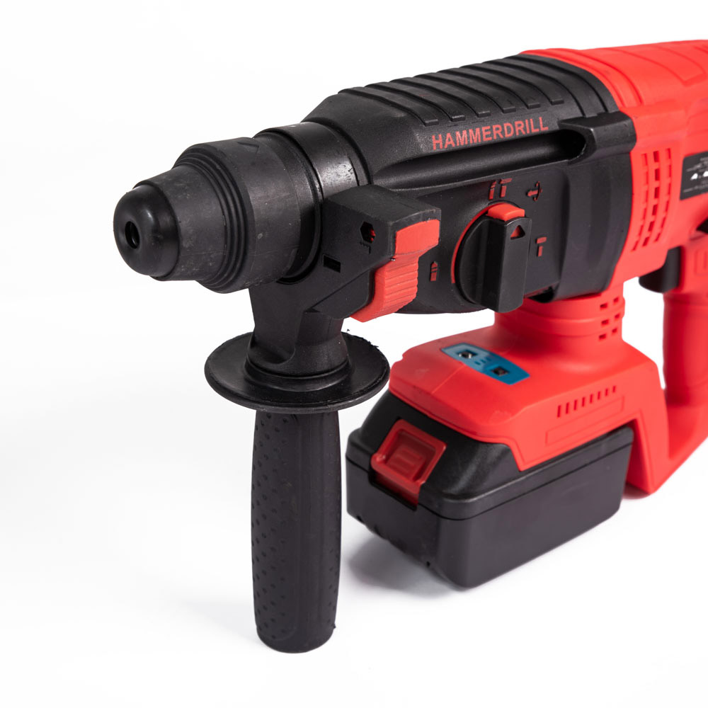 Trapano a percussione a batteria 2Ah valigetta e impugnatura ergonomica inclusa 