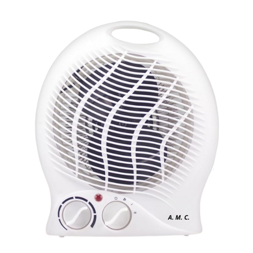 Caldo bagno elettrico 2000w termoventilatore riscaldamento silenzioso 2 potenze.