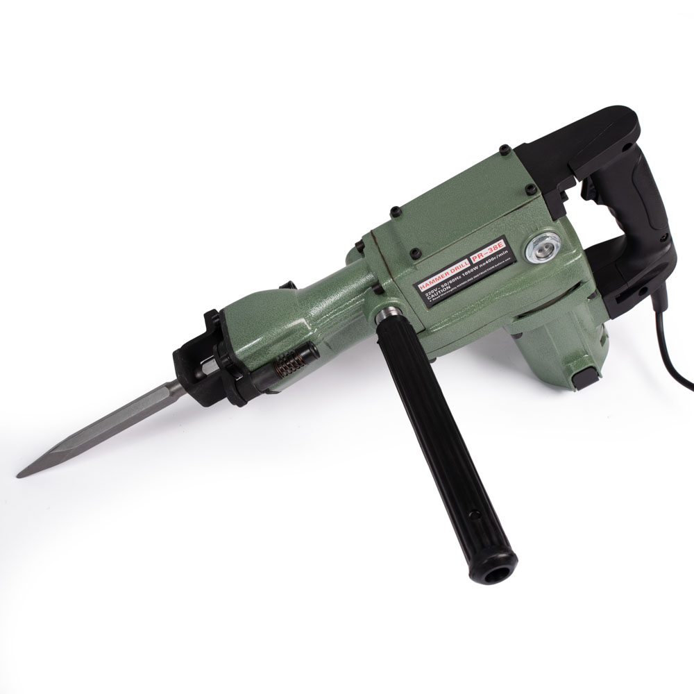 Martello demolitore da 1050W potenza 12J impugnatura antivibrazioni 2 punte incl