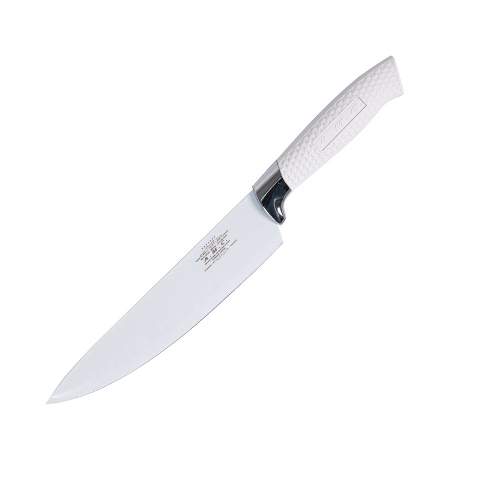 Set di coltelli piu' pelapatate colore bianco 8 pezzi di alta qualita'