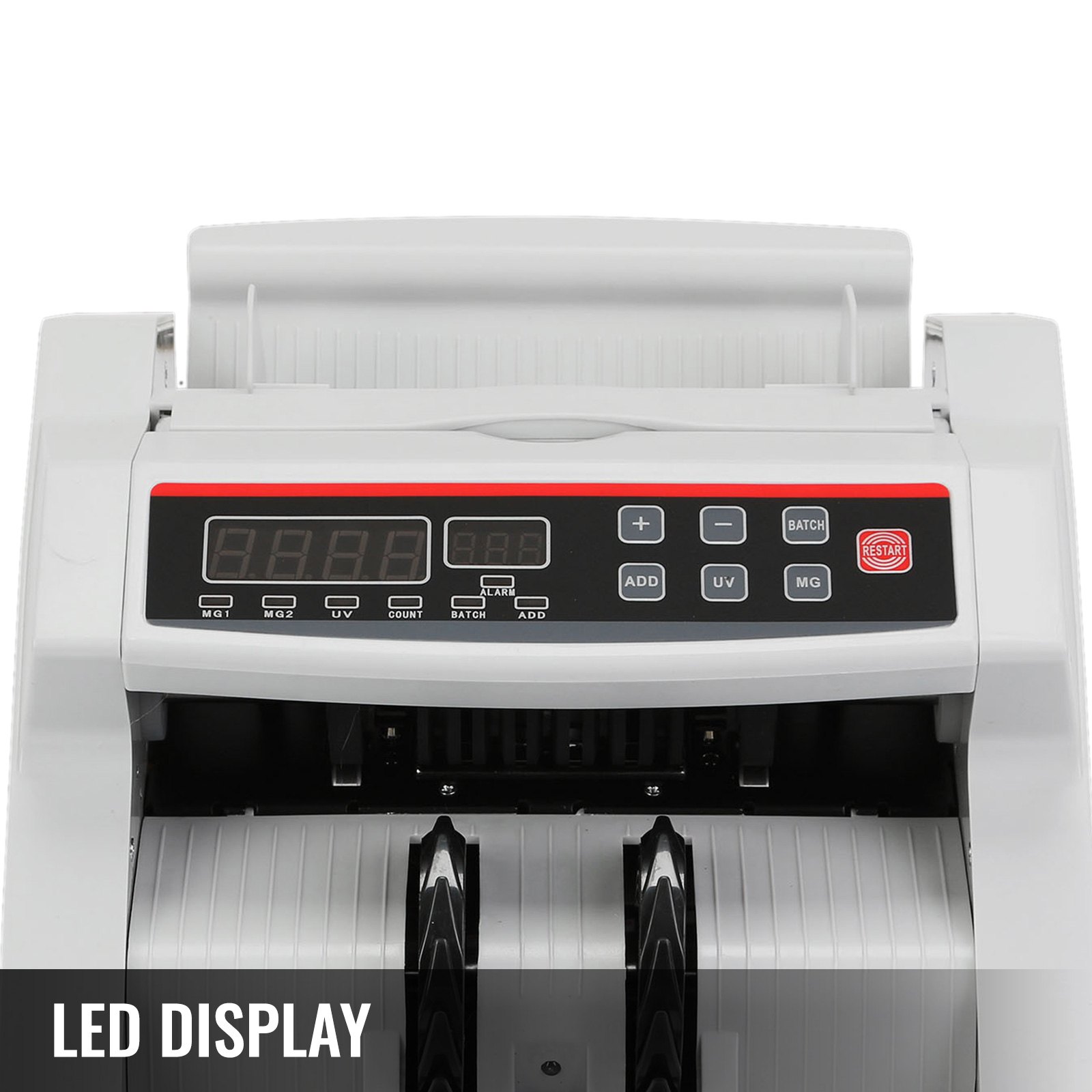 Conta Banconote Display LED Rivelatore di Banconote False, 1000 banconote/minuto