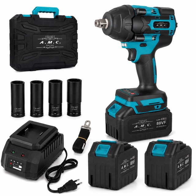 Avvitatore ad Impulsi a Batteria 88V 1000 Nm 1/2 Professionale 