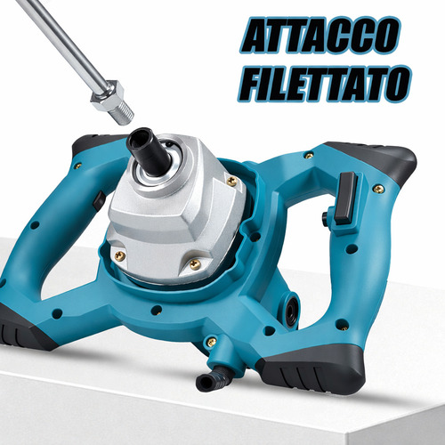 Miscelatore per Malta e Cemento con 6 Velocita' Trapano Agitatore Mescolatore 