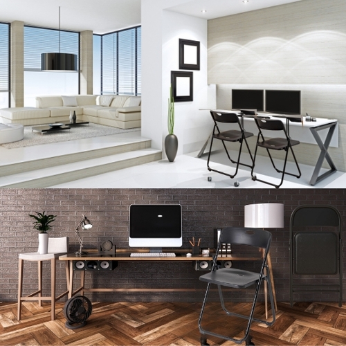 Set di 6 Sedie Pieghevoli Salvaspazio con Struttura robusta in Acciaio E PVC