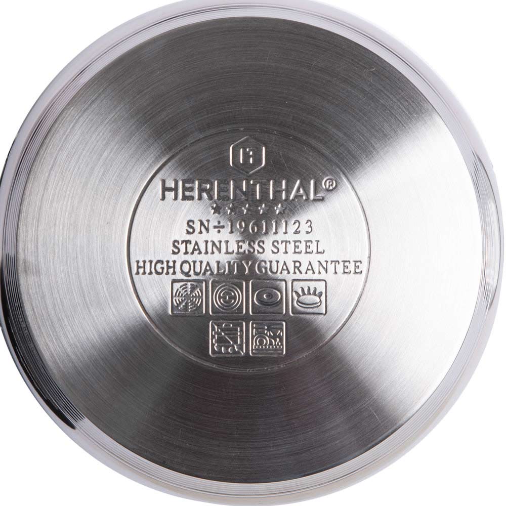 Batteria di pentole in acciaio inox 18/10 certificato argento da 10 piu 2 pezzi