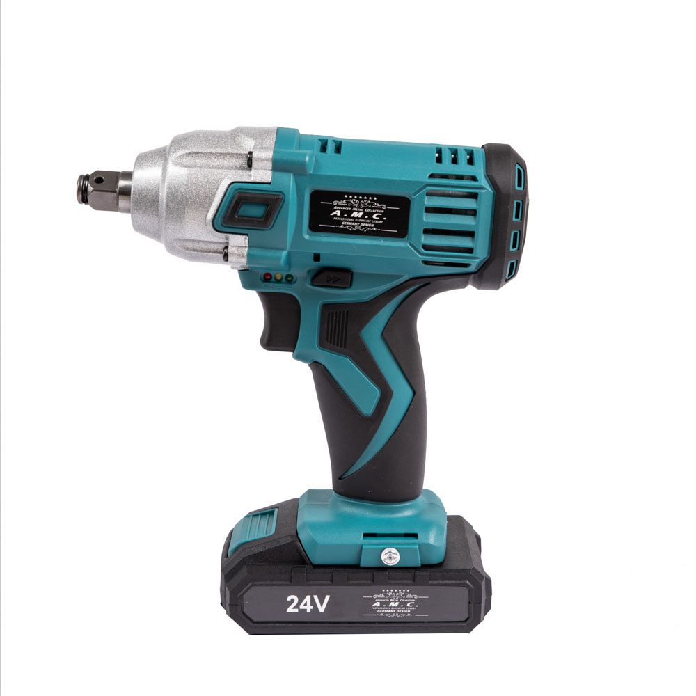 Trapano avvitatore ad impulsi a batteria da 24V ricarica rapida con valigetta